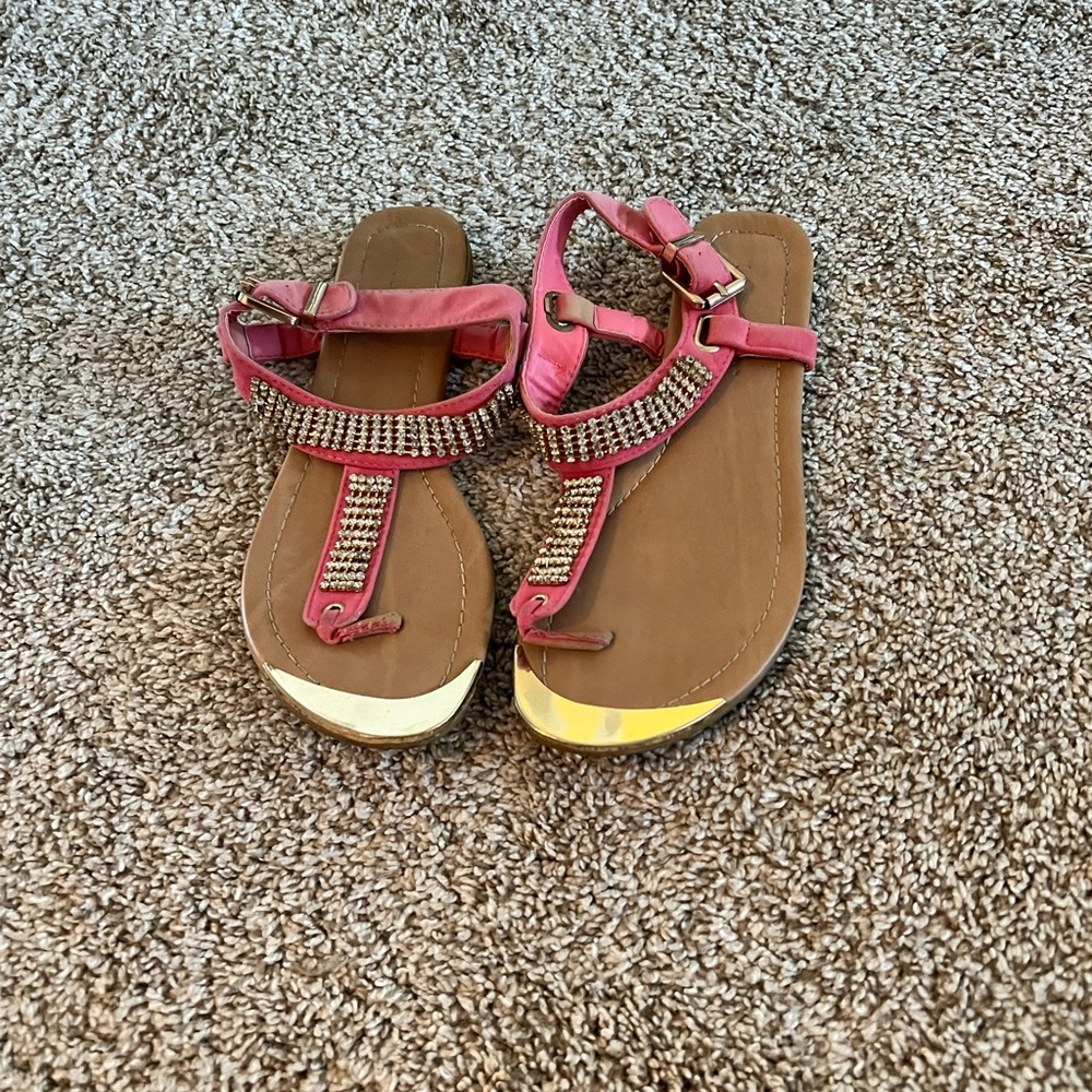 Pink sandals
